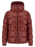 Herno Bordeaux Polyamide Full-Length Jacket