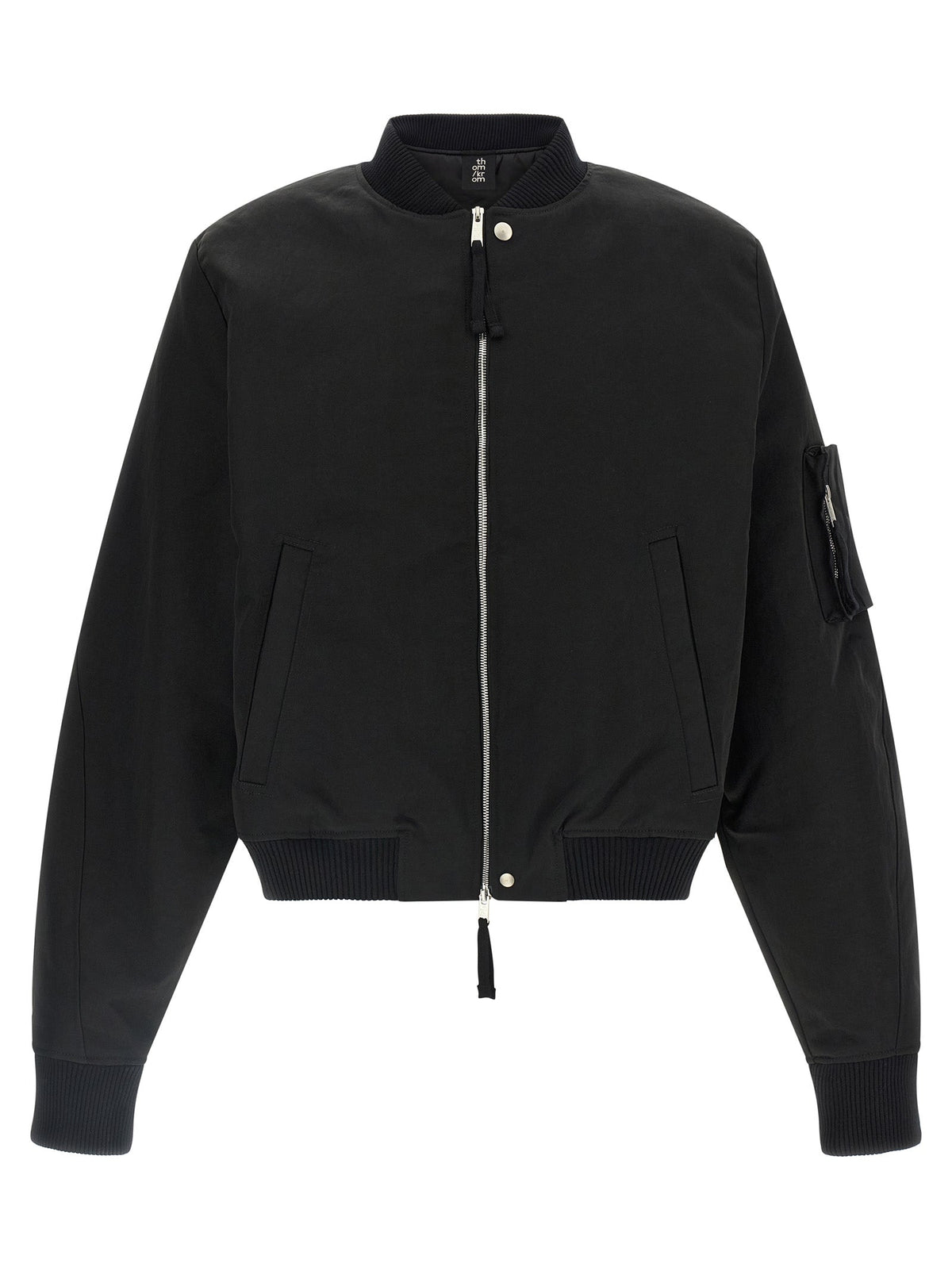 Thom Krom Black Recycled Polyamide Bomber