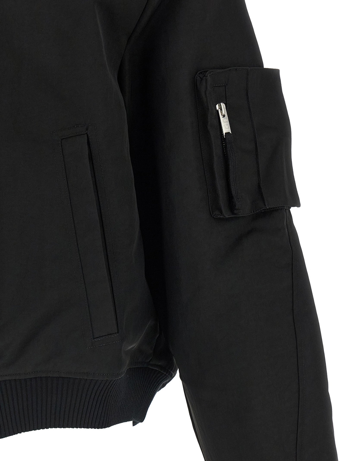 Thom Krom Black Recycled Polyamide Bomber