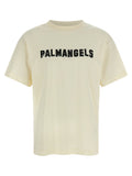 Palm Angels White Cotton T-Shirt