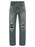 Maison Margiela Blue Cotton Straight-Leg Jeans