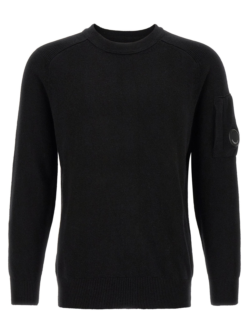 C.P. Company Black Wool Cardigan