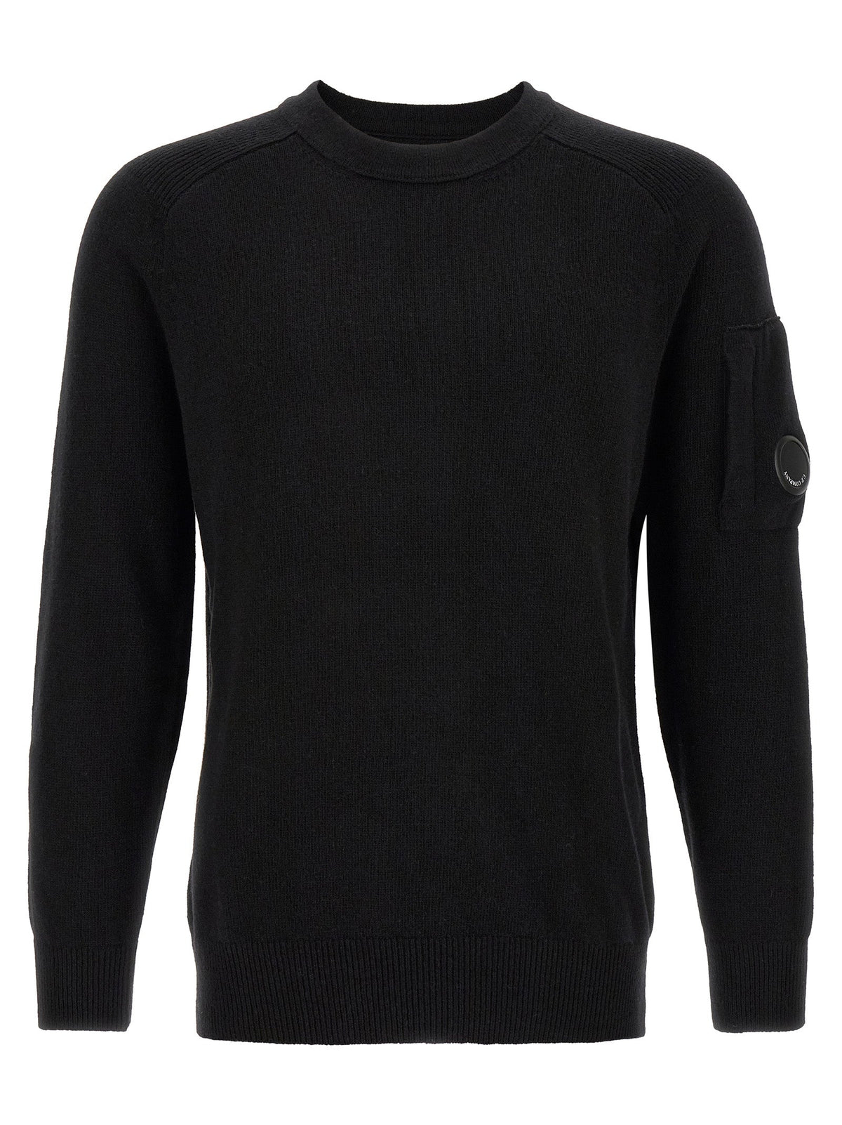 C.P. Company Black Wool Cardigan