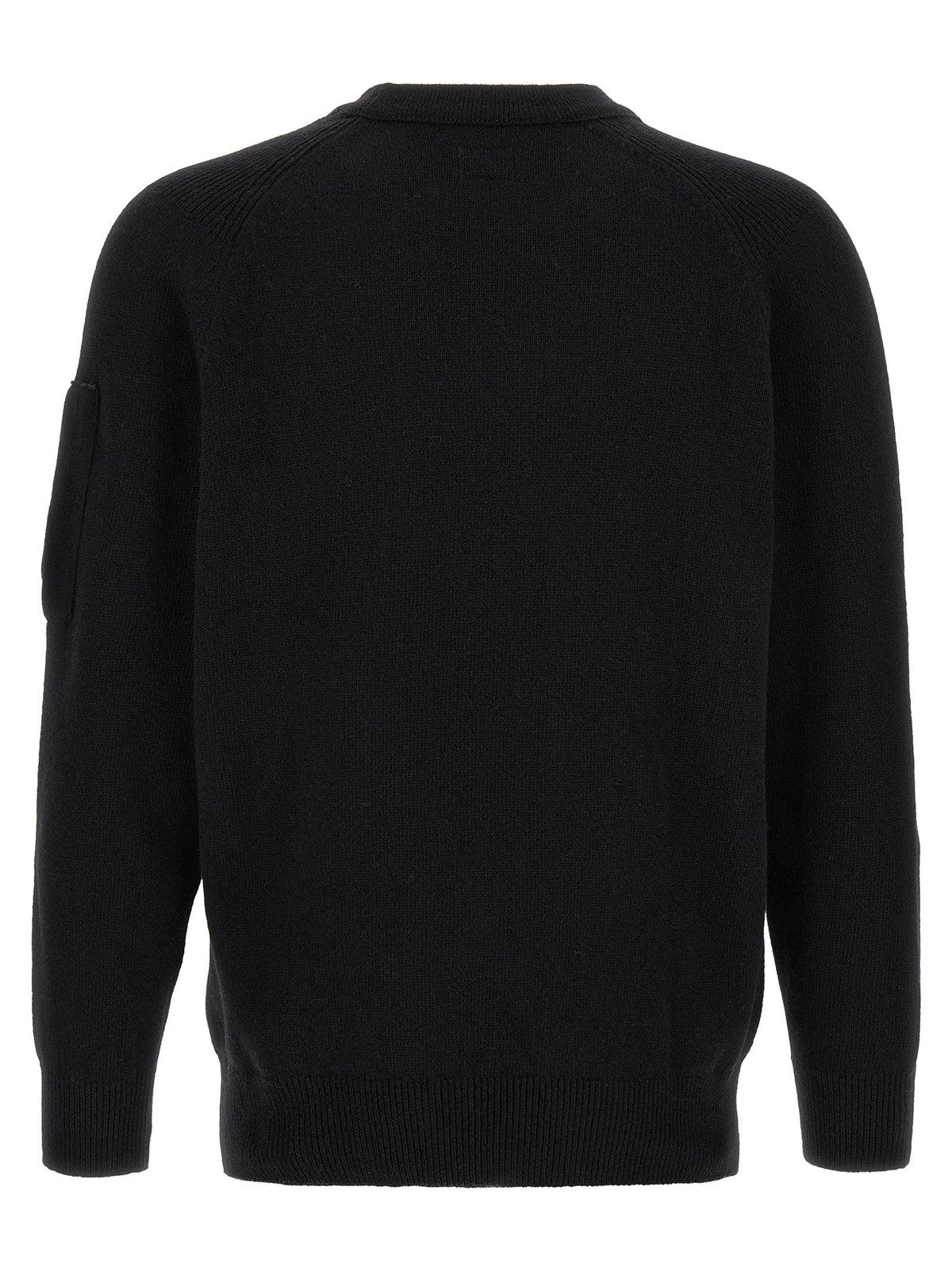 C.P. Company Black Wool Cardigan