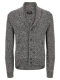 Brioni Bicolor Wool Cardigan