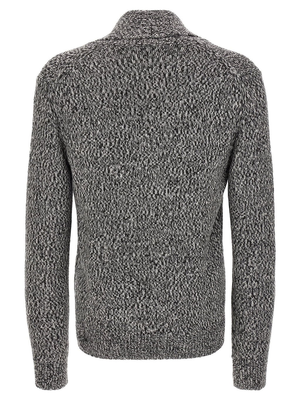 Brioni Bicolor Wool Cardigan