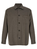 Brioni Brown Wool Blouse