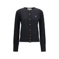 Vivienne Westwood Black Wool Oves Aries Cardigan