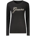 Guess Jeans Black Viscose Womens Sweater