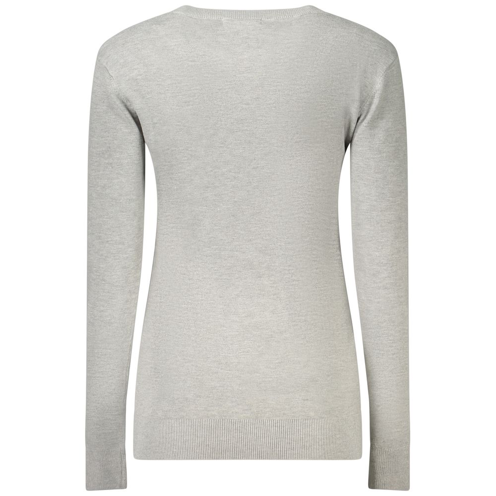 Guess Jeans Gray Viscose Womens Sweater