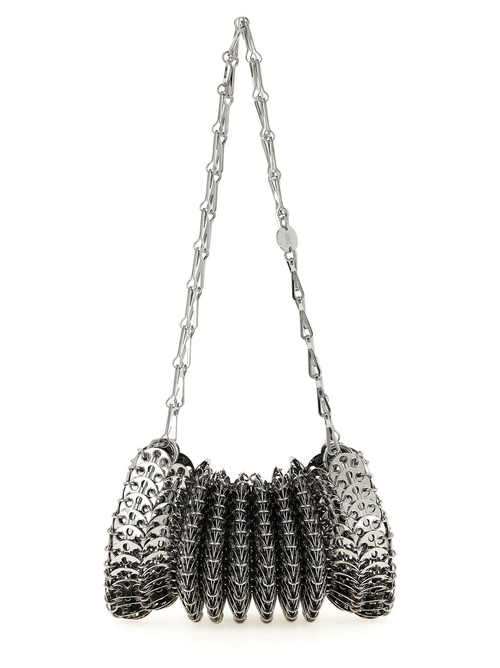 Paco Rabanne Silver Stainless Steel Shoulder Bag