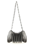 Paco Rabanne Silver Stainless Steel Shoulder Bag