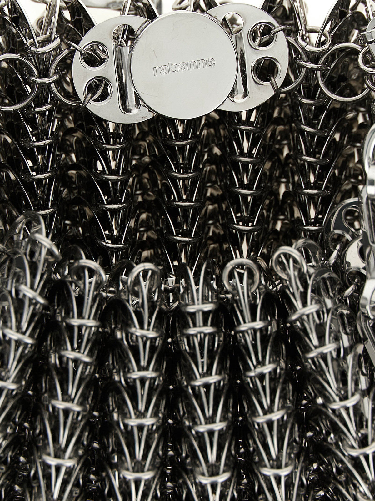 Paco Rabanne Silver Stainless Steel Shoulder Bag