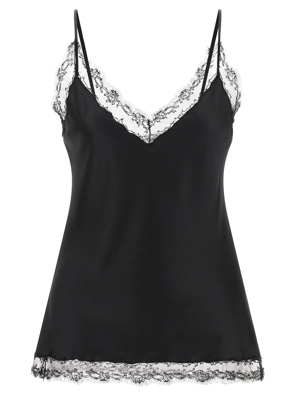 Ermanno Scervino Black Silk Lingerie
