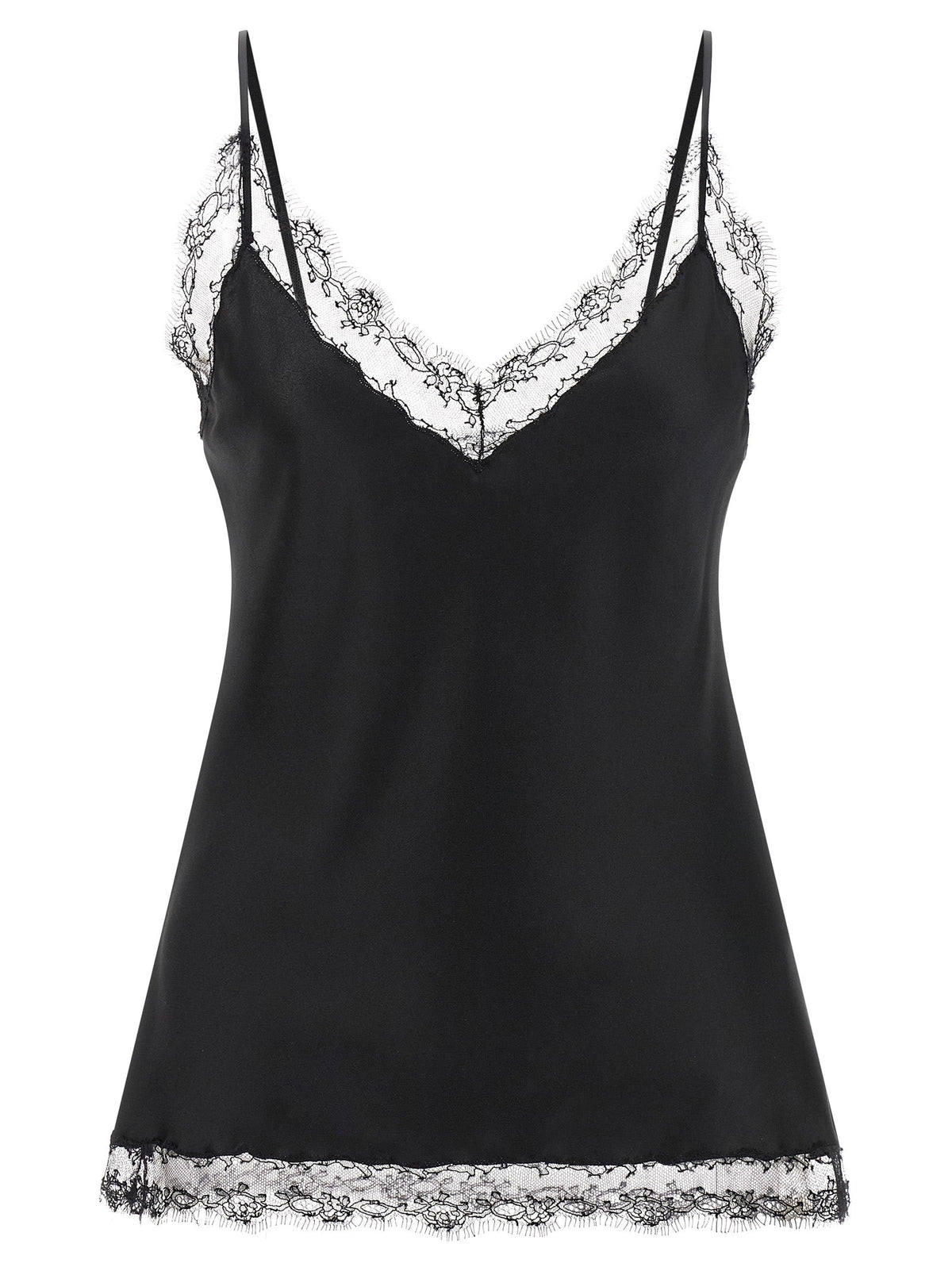 Ermanno Scervino Black Silk Lingerie