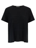 CO Black Silk Blouse