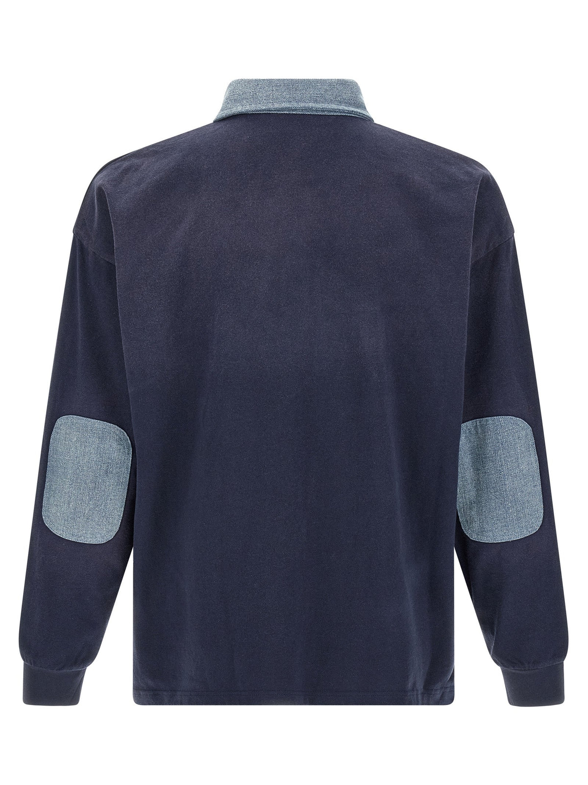 FOUND Blue Cotton Polo Shirt