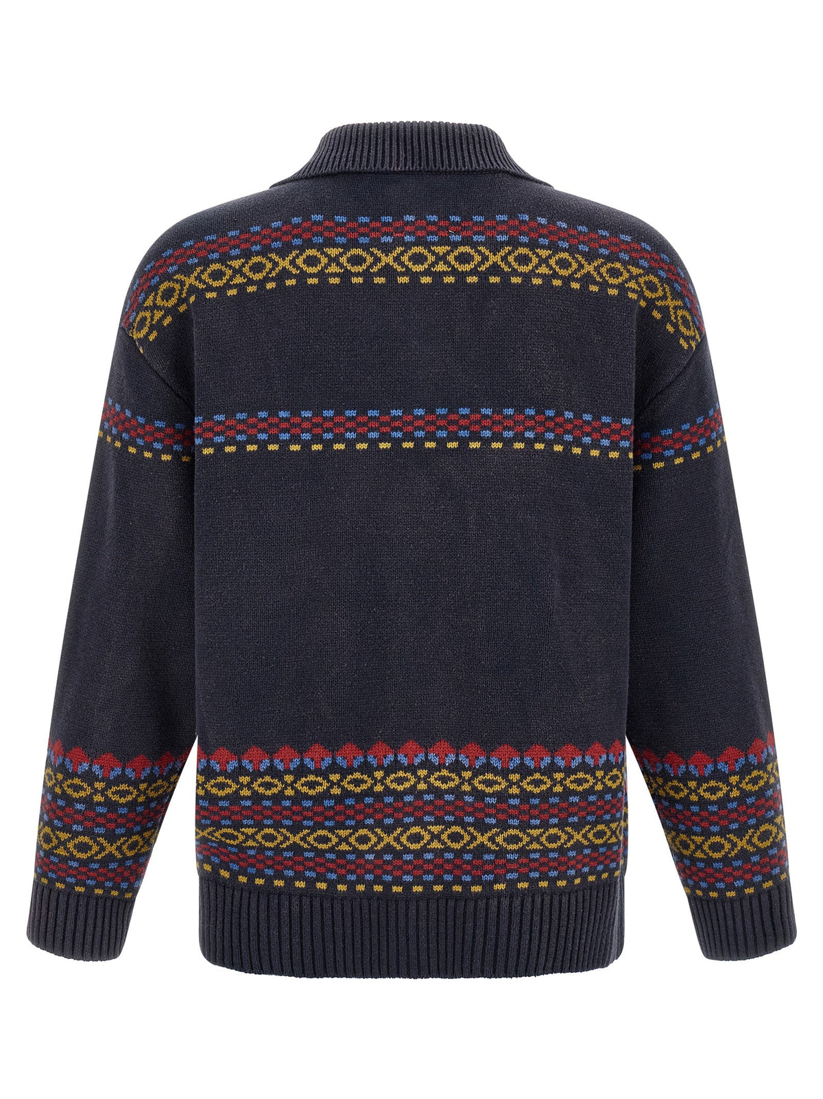 FOUND Blue Cotton Cardigan