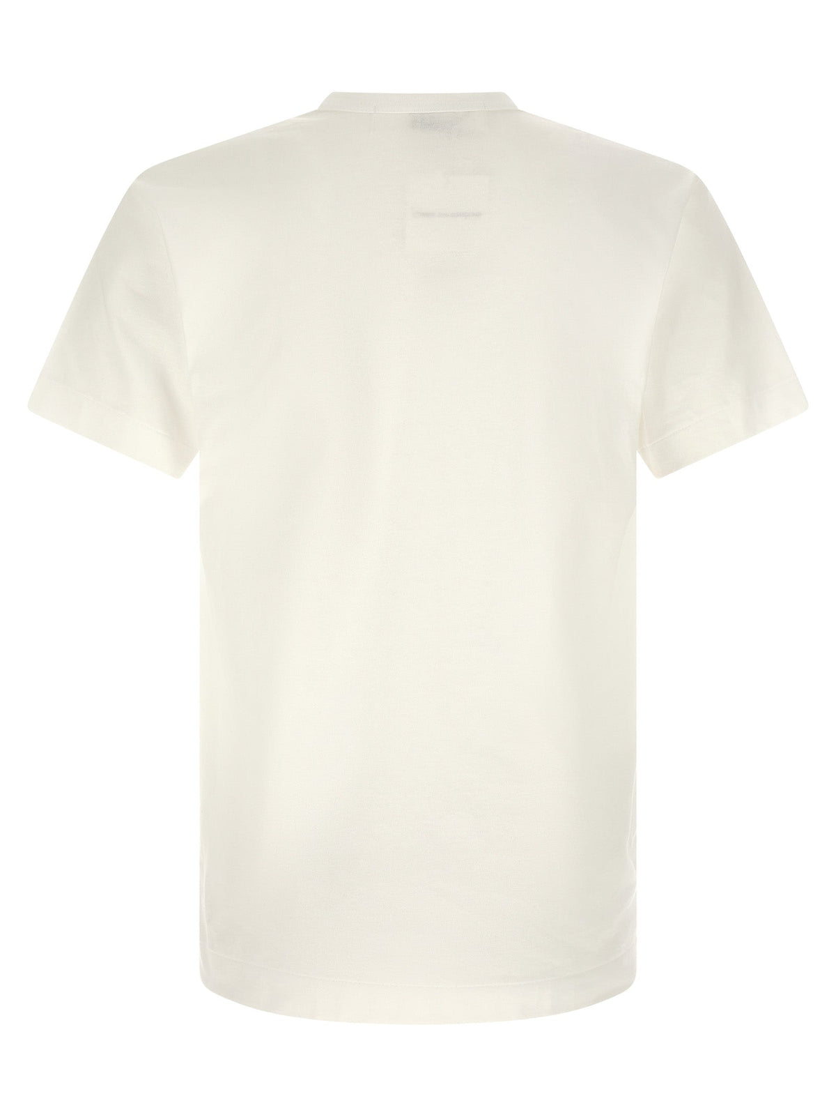 Comme Des Garçons Play White Cotton T-Shirt