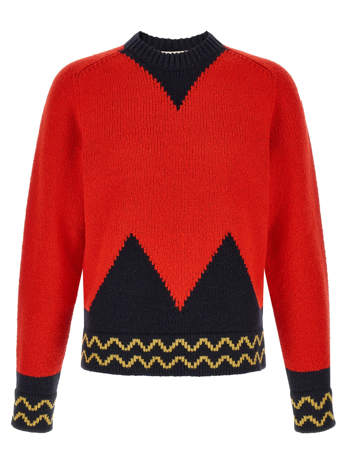 Marni Red Wool Cardigan