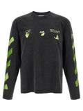 Off-White Black Cotton T-Shirt