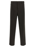 CELLAR DOOR Brown Polyester Dress Pants