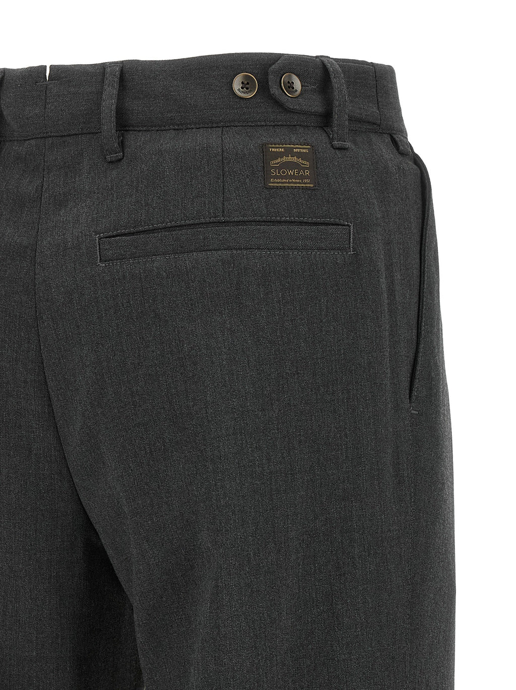 Incotex Gray Polyester Dress Pants