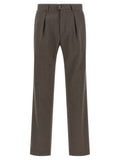 Incotex Brown Polyester Dress Pants