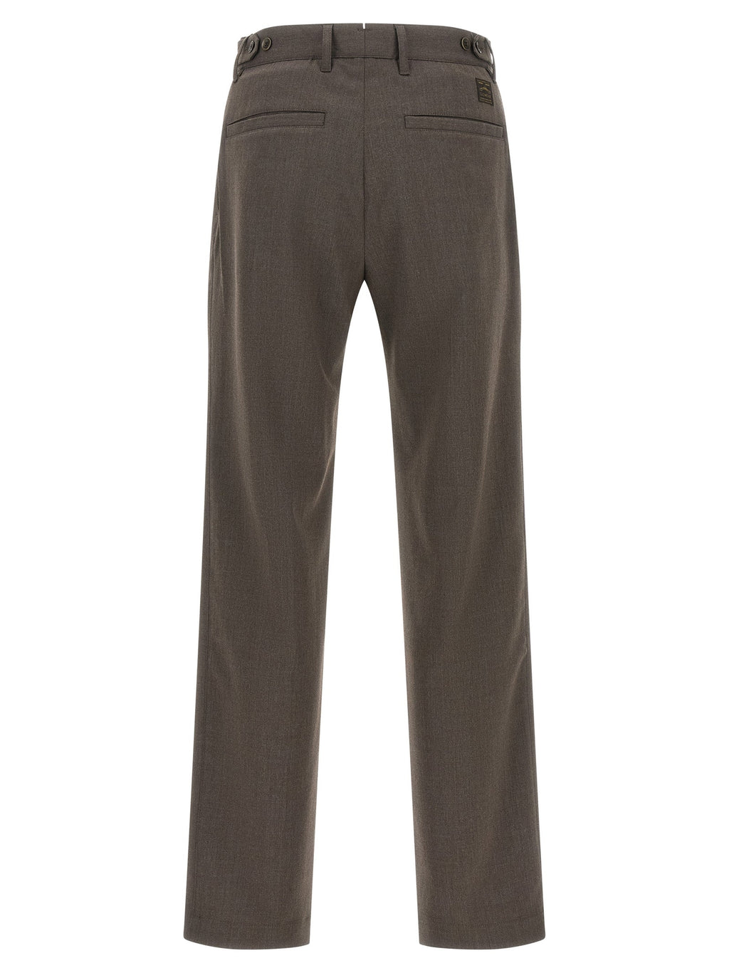 Incotex Brown Polyester Dress Pants