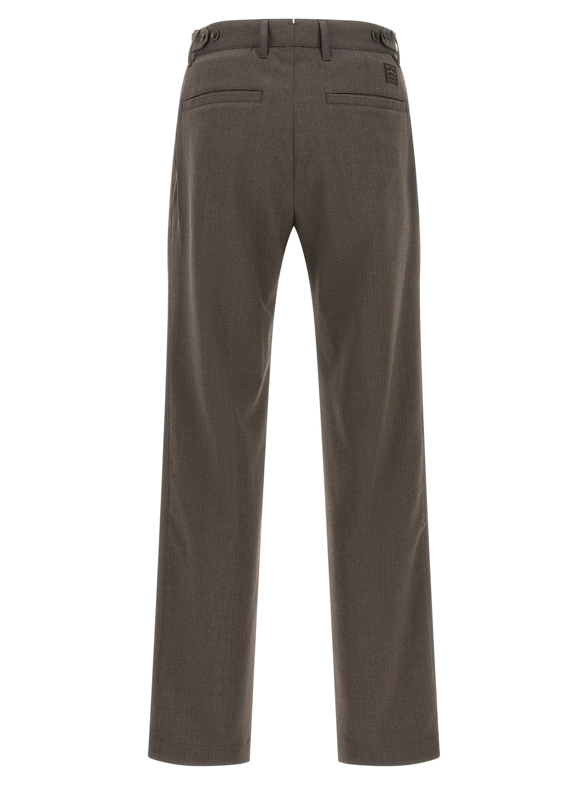Incotex Brown Polyester Dress Pants