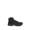 ROA Black Rubber Lace-Up Boots