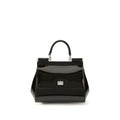 Dolce & Gabbana Black Calf Leather Bos Taurus Shoulder Bag