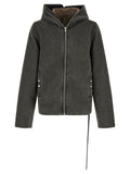 DRKSHDW Gray Cotton Full-Length Jacket