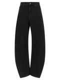 ROTATE BIRGER CHRISTENSEN Black Organic Cotton Jeans Denim