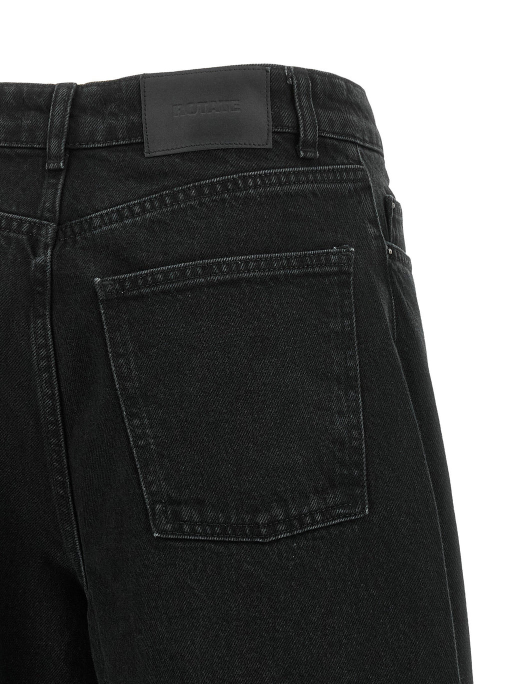 ROTATE BIRGER CHRISTENSEN Black Organic Cotton Jeans Denim