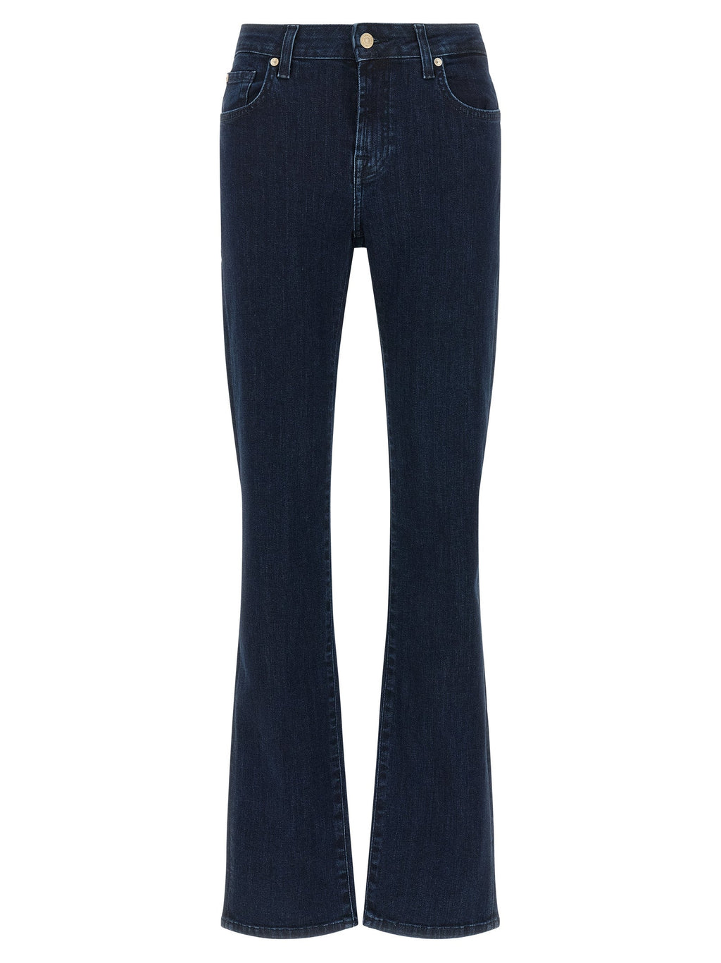7 For All Mankind Blue Cotton Bootcut Jeans