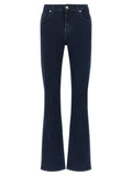 7 For All Mankind Blue Cotton Bootcut Jeans