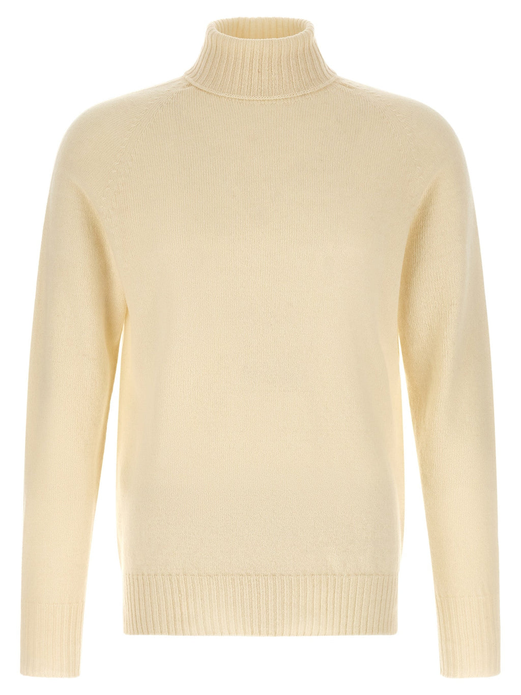 MA'RY'YA White Cashmere Cardigan