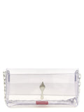Christian Louboutin Silver Pvc Clutch Bag
