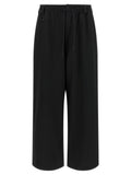 Y-3 Black Wool Casual Pants