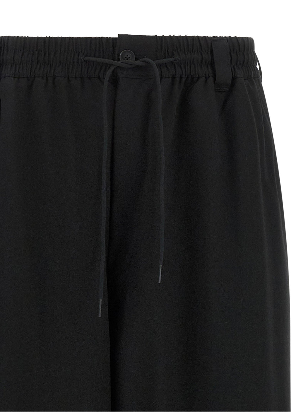 Y-3 Black Wool Casual Pants
