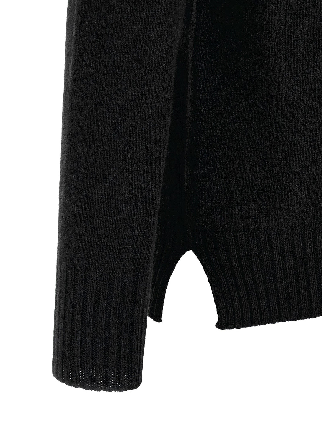 MA'RY'YA Black Cashmere Cardigan
