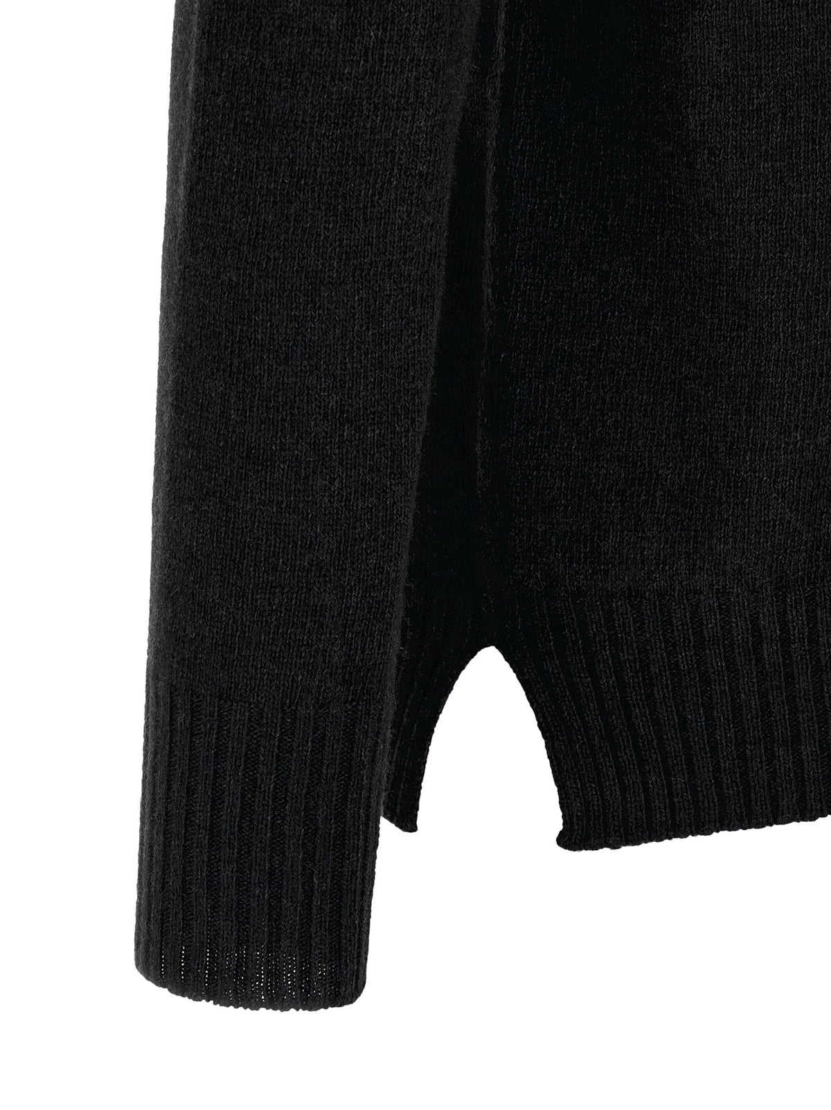 MA'RY'YA Black Cashmere Cardigan