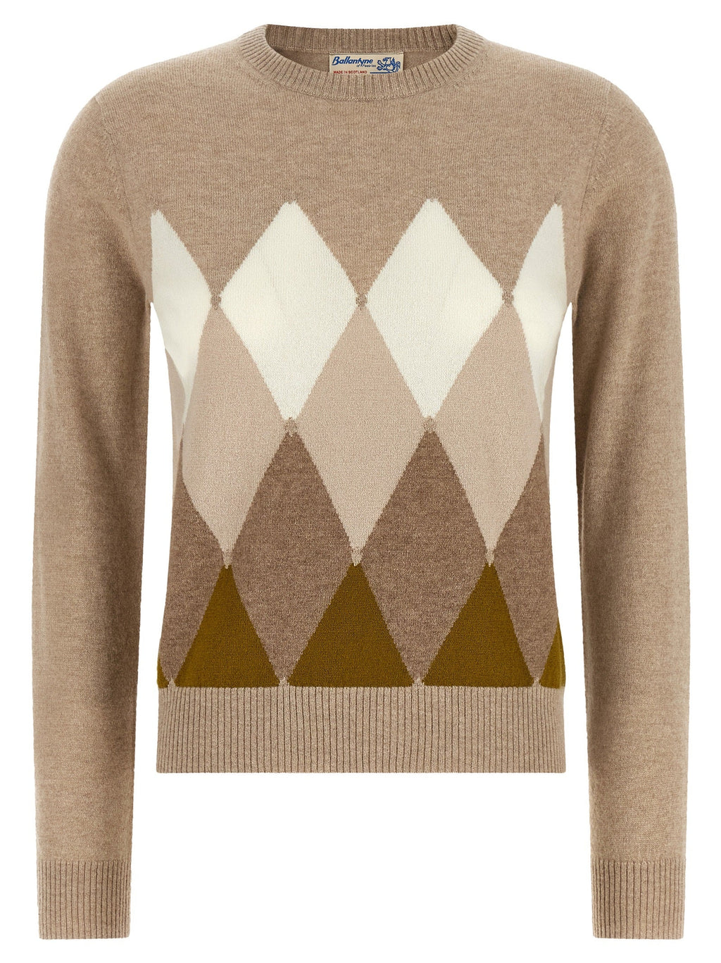 Ballantyne Beige Cashmere Cardigan