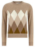 Ballantyne Beige Cashmere Cardigan