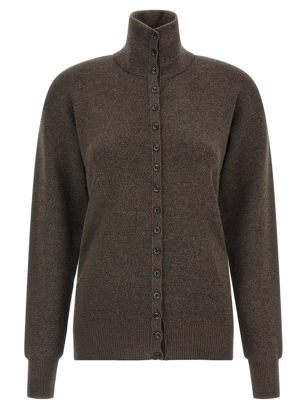 Lemaire Brown Wool Cardigan