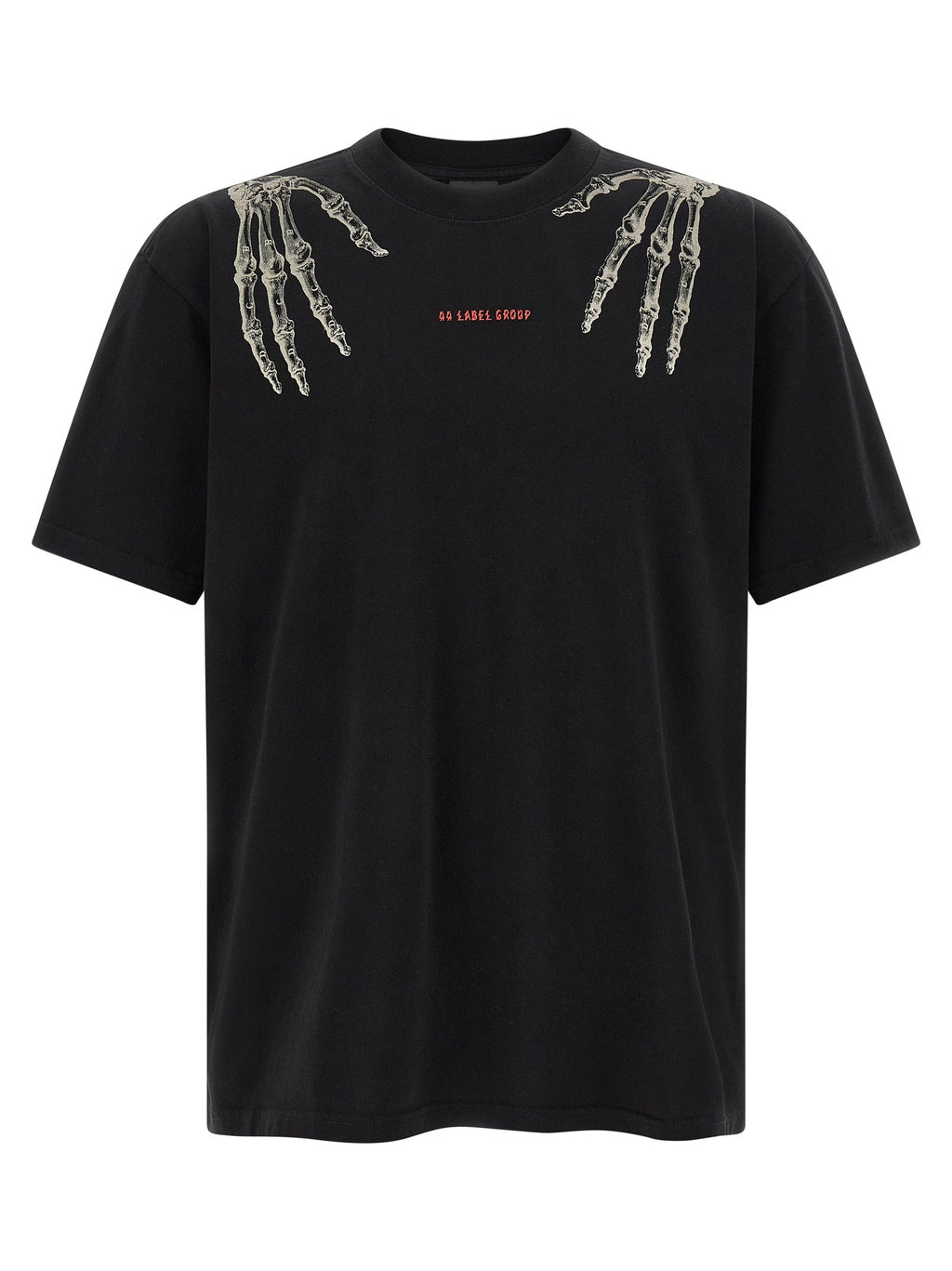 44 Label Group Black Cotton T-Shirt