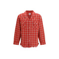 FOUND Red Cotton Pattern Shirt