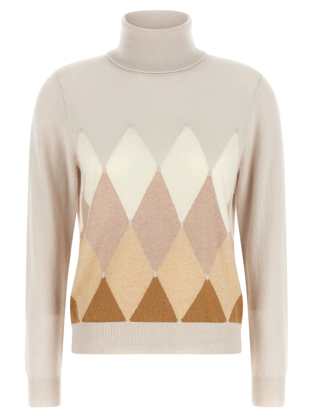 Ballantyne Beige Cashmere Cardigan