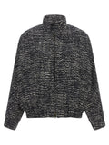 Darkpark White Virgin Wool Bomber